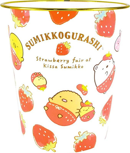 T's Factory Trash Can Sumikko Gurashi Strawberry Fair