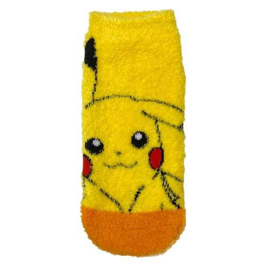 Pokemon Center Fluffy Kids Socks - Pikachu