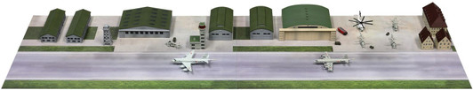 Pit-Road 1/700 Japanese Maritime Self-Defense Force Air Base Plastic Model
