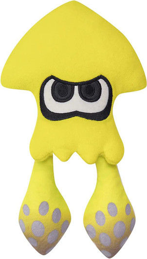 San-ei Plush Toy S Squid Yellow Splatoon 3