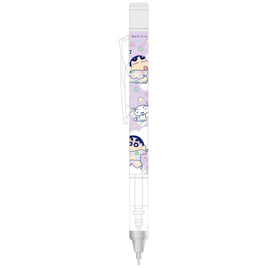 T's Factory Mechanical Pencil 0.5mm MONO Graph Crayon Shin-chan Purple Pajama