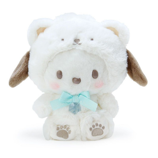 Sanrio Plush Toy Pochacco (Fluffy Snow Design)