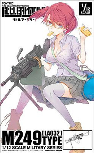 Tomytec Military Series 1/12 Little Armory (LA032) M249 Type Plastic Model