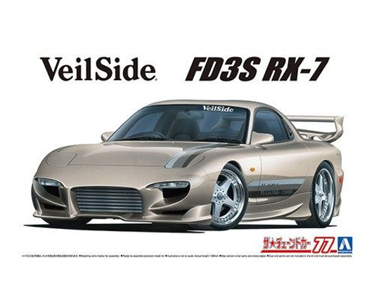 Aoshima The Tuned Car No.77 1/24 VeilSide Combat Model FD3S RX-7 '99 (MAZDA) Plastic Model