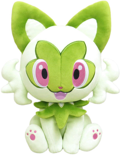 San-ei Pokemon PoteHagu Cushion Plush Sprigatito