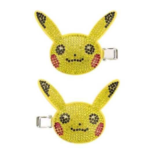 Pokemon Center Original Pokemon Accessory X 25NICOLE Glitter Bangs Clip Pikachu