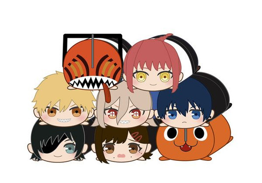 Medicos Chainsaw Man Gororin Mascot Plush 8Pcs Complete Box