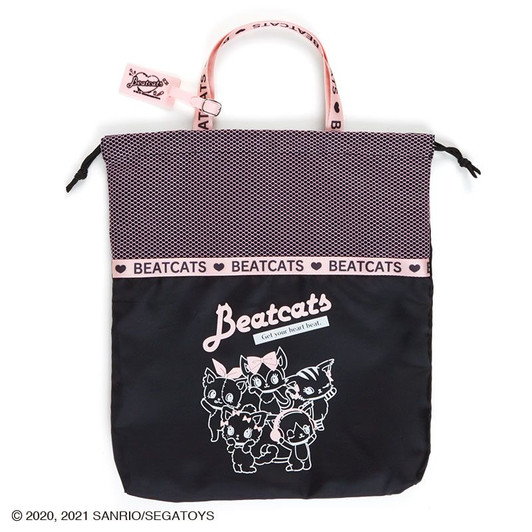 Sanrio Drawstring Tote Bag Beatcats (Debut)