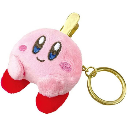 OST Mascot Key Ring with Clip Smiling Kirby