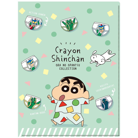 T's Factory Clear Holder with 6 Pockets Crayon Shin-chan Pajamas