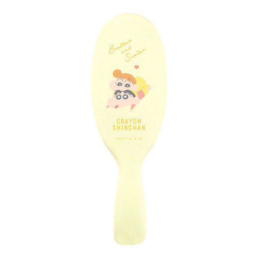 T's Factory Handle Attached Smooth Hairbrush Crayon Shin-chan Himawari
