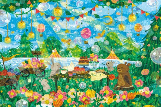 Epoch 12-526s Jigsaw Puzzle Lovely Picnic (1000 Pieces)