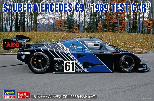 Hasegawa 1/24 Sauber Mercedes C9 1989 Test Car Plastic Model