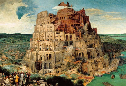 Beverly 1000M-004 Jigsaw Puzzle Tower of Babel (Klimt) (1000 S-Pieces)
