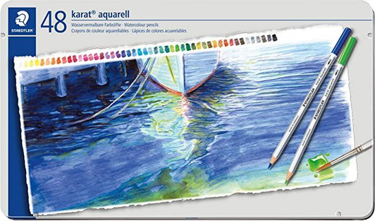 Staedtler Watercolor Pencil 48 colors STAEDTLER Karat Aquarell