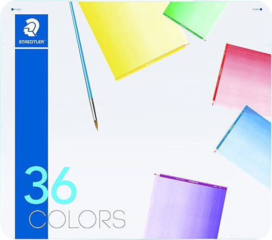 Staedtler Norris Watercolor Pencil Canned 36 Color Set
