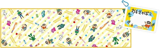 T's Factory Towel with Case Crayon Shin-chan Toy Box