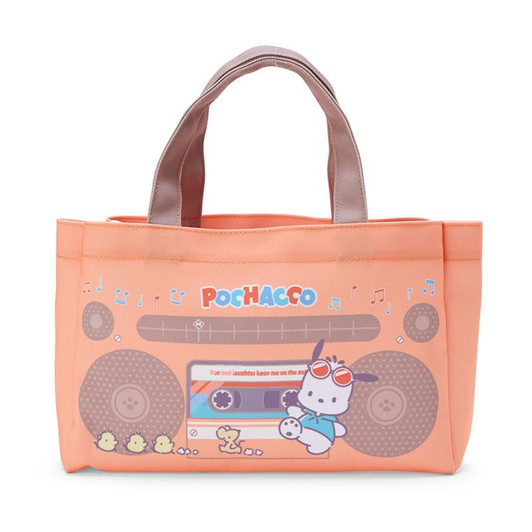 Sanrio Sweets & Boombox Tote Bag (Retro Home Appliance Parody) Pochacco