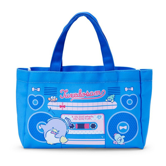Sanrio Sweets & Boombox Tote Bag (Retro Home Appliance Parody) Tuxedo Sam