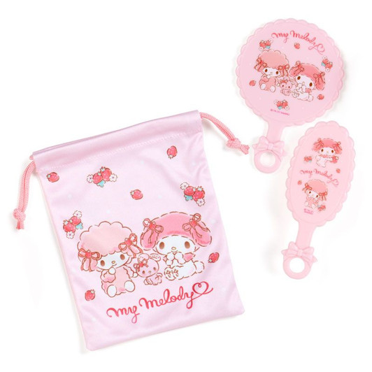 Sanrio Mirror and Hair Brush Set My Melody