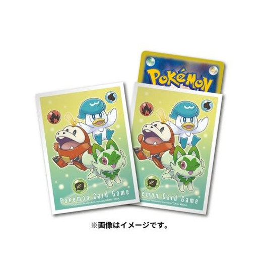 Pokemon Center Original TCG Deck Sleeves Scarlet Violet Starters