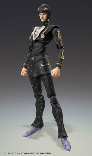 Medicos Super Action Statue Bruno Bucciarati Black Ver. Figure (JoJo's Bizarre Adventure Part.5)