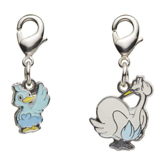 Pokemon Center Original Metal Keychain Series - Ducklett 580, 581