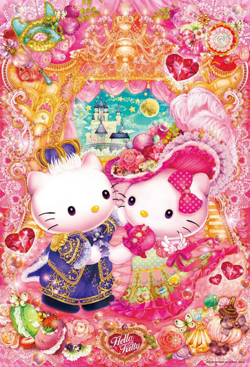 Beverly Jigsaw Puzzle 31-432 Sanrio Hello Kitty Beautiful Night (1000 Pieces)