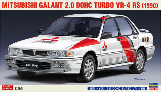 Hasegawa 1/24 Mitsubishi Galant 2.0 DOHC TURBO VR-4 RS Plastic Model