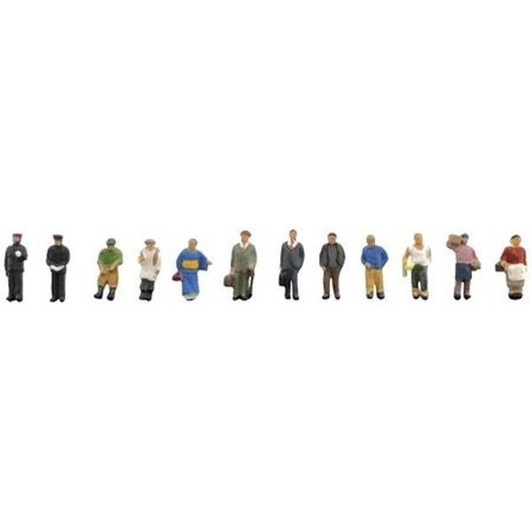 Tomytec (Ningen 107-2) Model People 'People in Showa Period A2' (N scale)