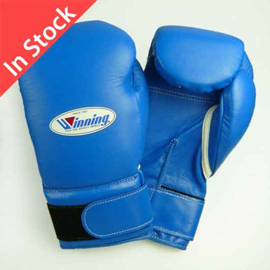 Boxing Gloves MS-500-B Hook-and-Loop Pro Type 14 oz Blue (Made in