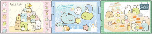Apollo-sha 24-180 Jigsaw Puzzle Sumikko Gurashi Characters Panorama Puzzle (18+24+32 Pieces)