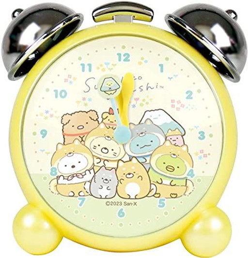 T's Factory Alarm Twin Bell Clock Sumikko Gurashi Dogs