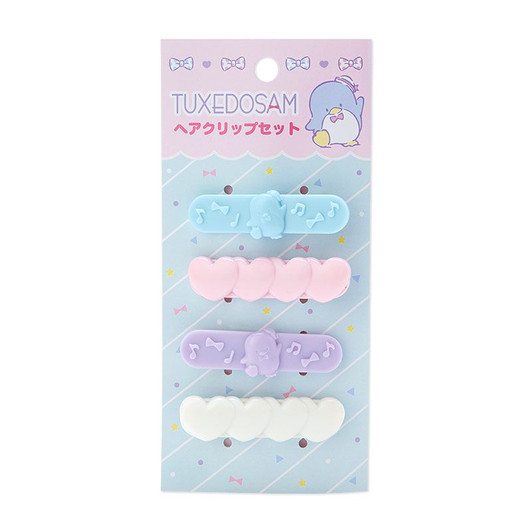 Sanrio Hair Clip Set Tuxedo Sam (Sanrio Forever)