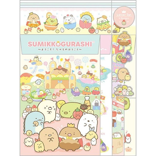 San-x Letter Set Sumikko Gurashi Kingdom of Foods