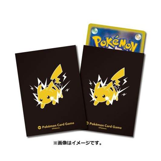 Pokemon Center Original TCG Deck Sleeves Shocking Pikachu