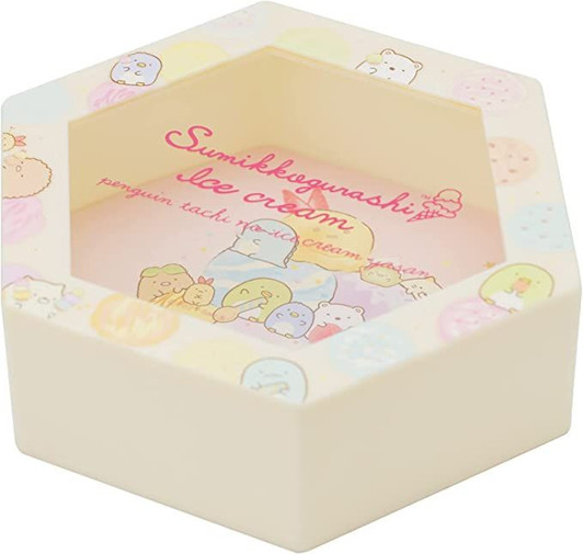 T's Factory Hexagon Accessory Box Sumikko Gurashi Ivory