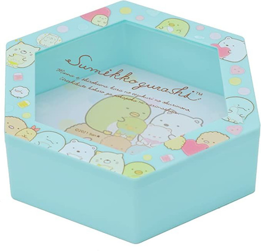 T's Factory Hexagon Accessory Box Sumikko Gurashi Blue