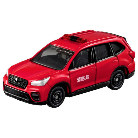 Takara Tomy Tomica No.99 Subaru Forester fire command vehicle Box