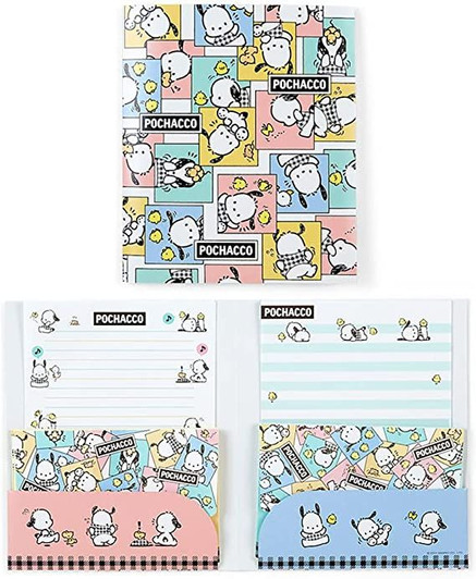 Sanrio Letter Set Pochacco (Checkered Pattern)