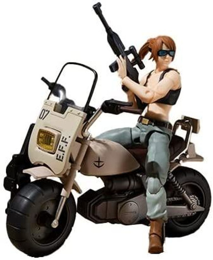 Megahouse G.M.G. The 08th MS Team U.N.T. V-SP09 Common soldier & Federal Soldier's Motorcycle Figure (Mobile Suit Gundam)