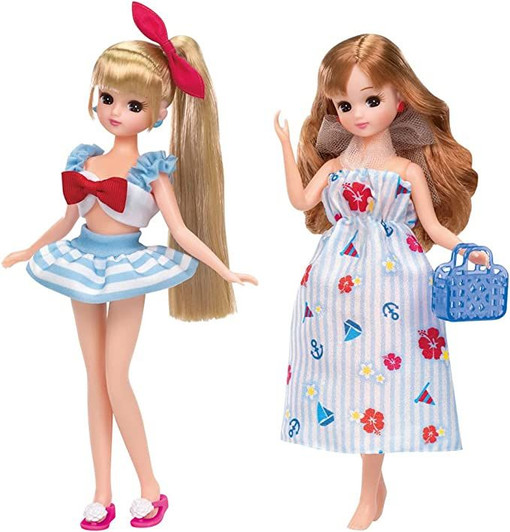 Takara Tomy Licca Doll Marin Dress & Sailor Swimsuit Set