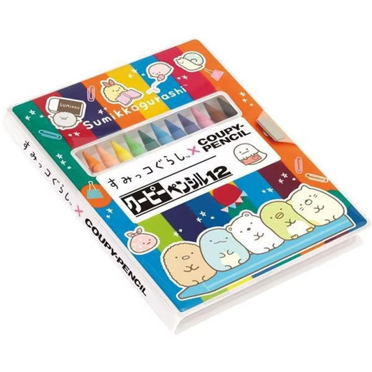 San-x Coupy Pencil x Sumikko Gurashi 12 Colored Pencil