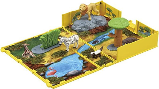 Takara Tomy Ania Picture Book Animals Life in Savanna Set