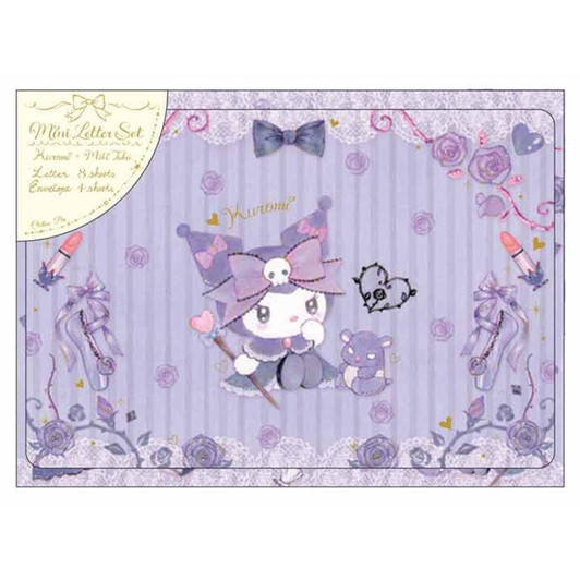 Other Sanrio x Miki Takei - Mini Letter Set - Purple Kuromi