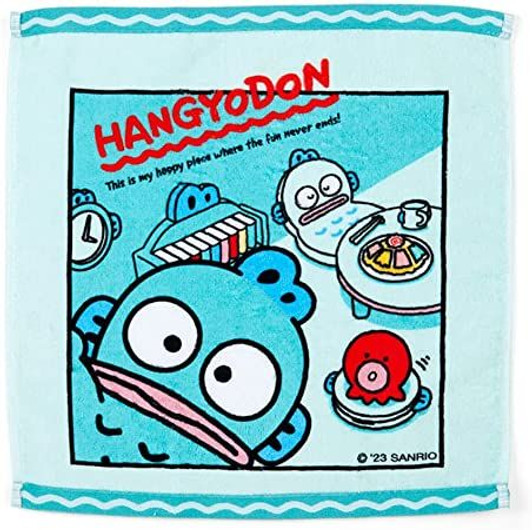 Sanrio Hand Towel Hangyodon (Gyodon Room)