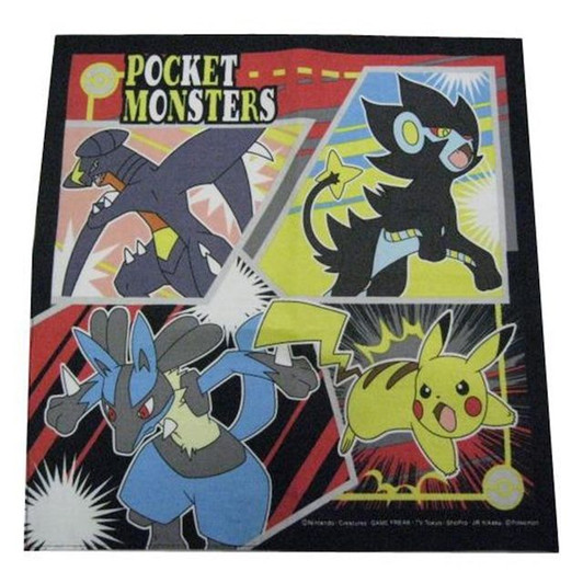 Pokemon Center Handkerchiefs Pokemon 23 Black
