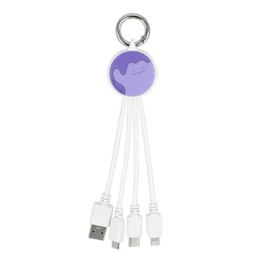 Pokemon Center Original Multiple Charging Cable Ditto
