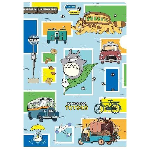 Movic Studio Ghibli A4 Clear File My Neighbor Totoro Vehicle