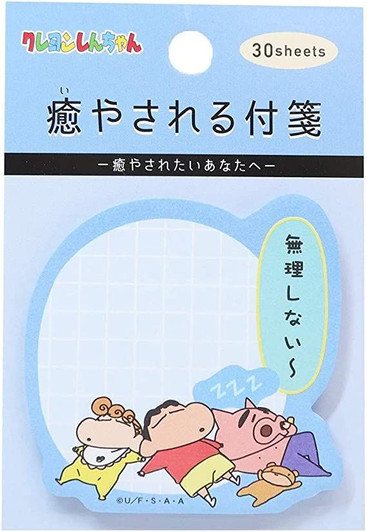 T's Factory Sticky Notes Crayon Shin-chan Blue